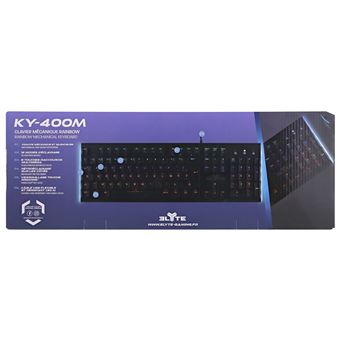 Clavier Gaming mécanique Elyte KY-400M Noir