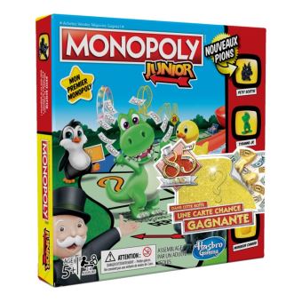 Jeu classique Hasbro Gaming Monopoly Junior 85 ans