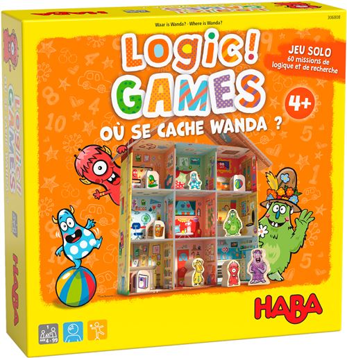 Casse-tête Haba Logic Games Où se cache Wanda ?