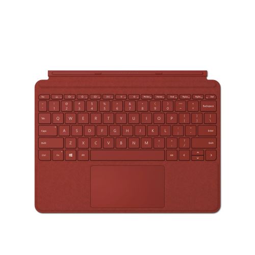 Clavier Type Cover Microsoft Surface Rouge Coquelicot pour Microsoft Surface Go, Go 2 et Go 3