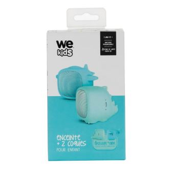 WE Kids - Haut-parleur - pour utilisation mobile - sans fil - Bluetooth - 3 Watt