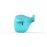 Mini Enceinte Bluetooth We Blue et Vert avec 2 coques interchangeable Avion Bleu et Dino Vert_3