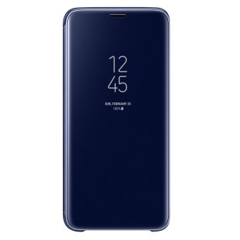 Samsung Clear View Standing Cover EF-ZG960 - Flip-Hülle für Mobiltelefon - Blau - für Galaxy S9, S9 Deluxe Edition - 1