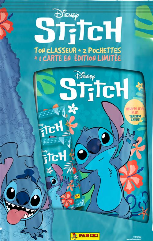 STITCH TRADING CARDS Starter pack 1 classeur + 2 pochettes + 1 carte édition limitée - vue 2