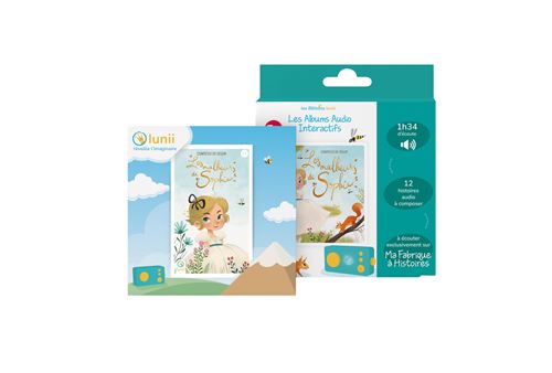 Coffret livre audio Lunii Les malheurs de Sophie pour conteuse Lunii Ma Fabrique à Histoires