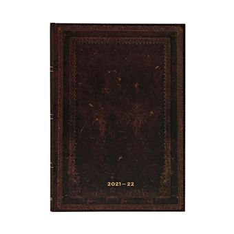 Agenda scolaire 2021 2022 Paperblanks Marocain Uni Noir