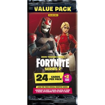 Jeu de cartes Panini Pack de 26 cartes Fornite 2