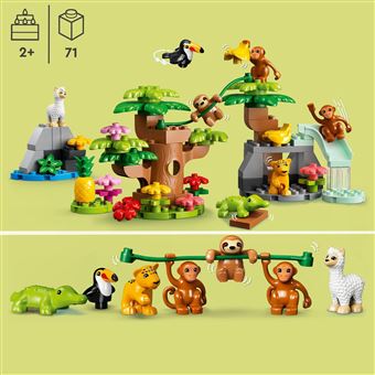 LEGO® DUPLO® 10973 Animaux sauvages d’Amérique du Sud