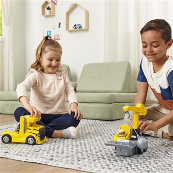 Camion Mega Pat' Patrouille - Ruben Et Son énorme Camion De Chantier Transformable | Jouet Enfant 3 Ans