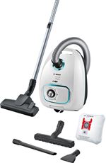 Aspirateur avec sac Bosch BGBS4HYG1 Série 4 ProHygienic 600 W Blanc