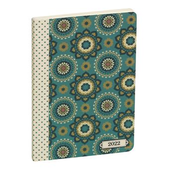 Agenda semainier Exacompta Gwenaelle G.Trolez 9 x 13 cm 2022 Modèle Aléatoire