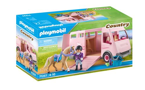 Playmobil Country 71237 Van avec Chevaux