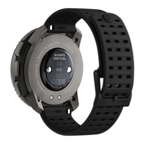 Montre connectée Suunto Vertical Titanium Solar Black avec