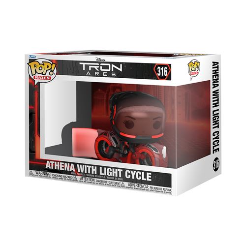 Tron : Ares Figurine POP! Athena avec Cycle 15 cm