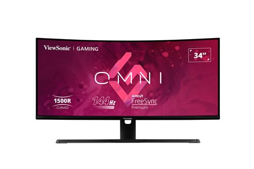 Ecran PC Gaming ViewSonic VX3418-2KPC 34 Incurvé UWQHD Noir