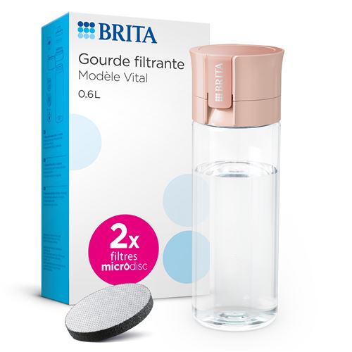 Bouteille Filtrante Brita Vital Fill&Go 0,6 L Apricot - Image 3