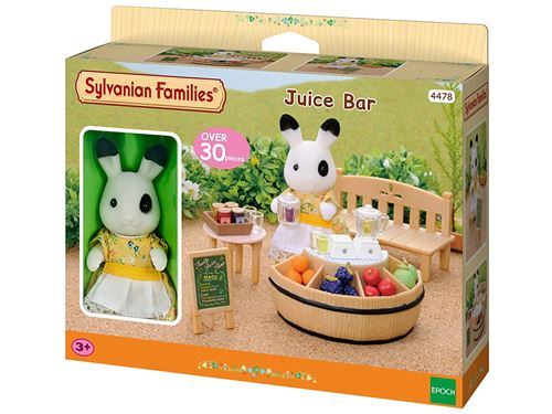Playset Sylvanian Families Bar à jus de fruits et Figurine