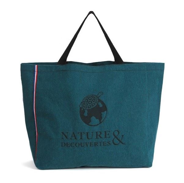 Sacs Plastique Sac Fnac Tissu Sac Cabas Réutilisable Bleu Foncé