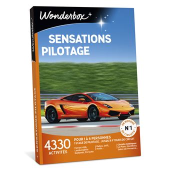 Coffret cadeau Wonderbox Sensations Pilotage - 1