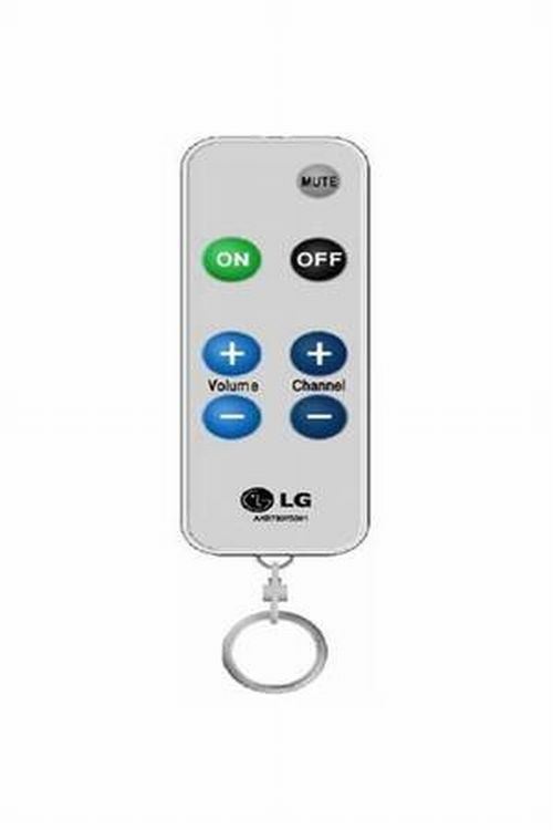 Lg lca-rcu02, simple membrane controle pour hotel-tv - abwischbare (desinfizierbare) télécommande multi ir(bed 1~4) easy to clea