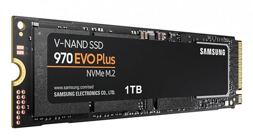 Samsung 970 EVO Plus MZ-V7S1T0BW Disque SSD Interne NVMe M.2, 1 To, Jusqu'à  3 500Mo/s en lecture sequentielle : : Informatique