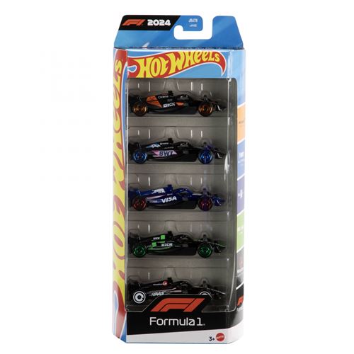 Hot Wheels Multicolore Pack De 5 Véhicules Racing