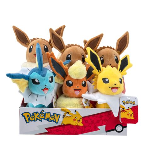 Peluche Pokémon Evoli Evolutions Modèle aléatoire