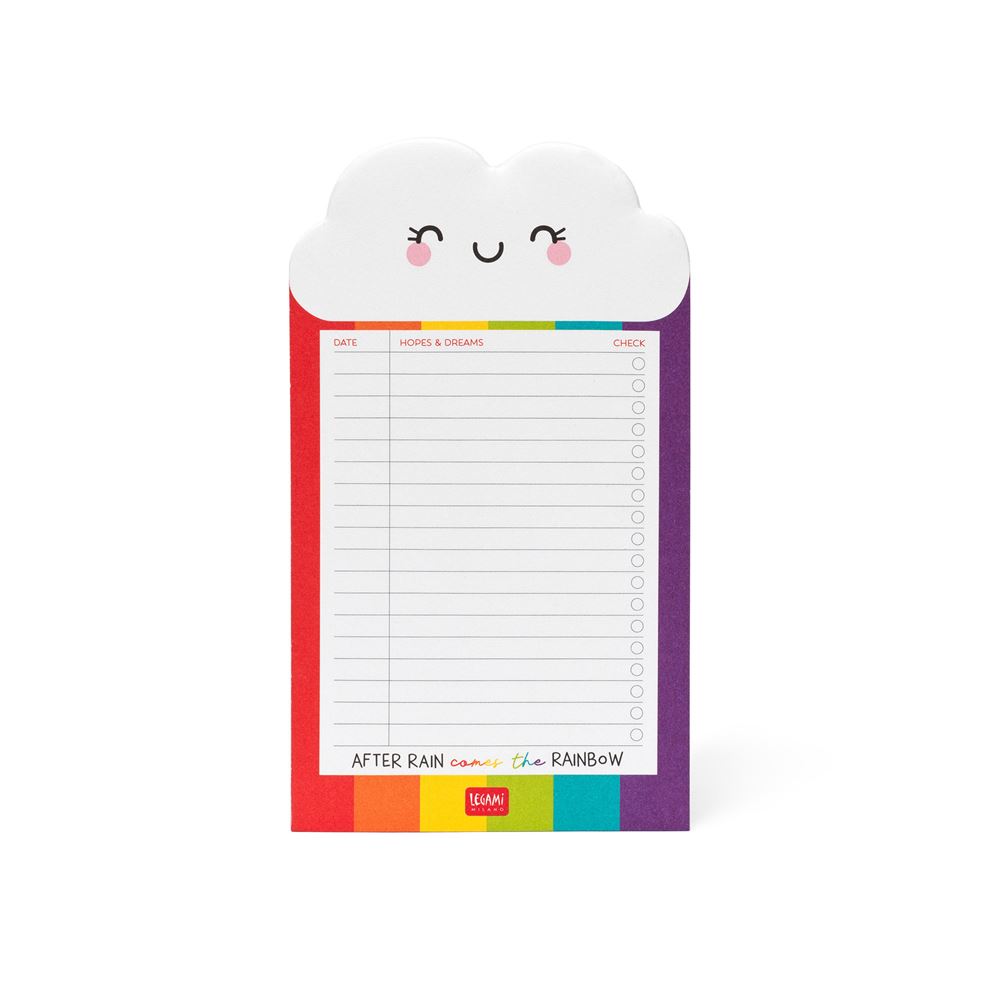 LEGAMI PAPER THOUGHTS NOTEPAD RAINBOW - Bloc note papier à la Fnac