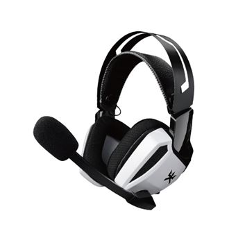 Casque filaire Gaming Alpha Omega Players Alexo Noir et blanc