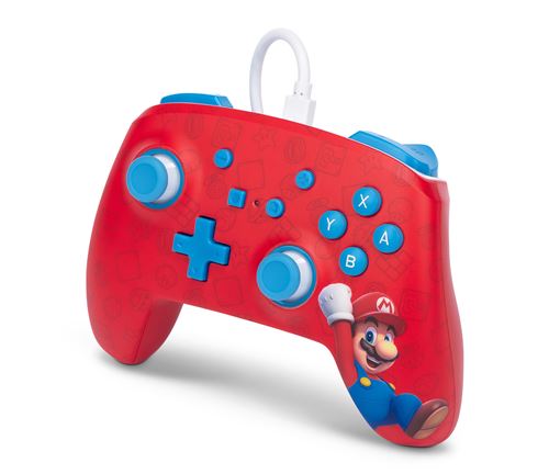 Power A - Manette filaire SWITCH MARIO Bob-omb Blast Officielle Nintendo  avec Câble USB détachable + CASQUE SWITCH ROUGE NOIR - Manettes Switch -  Rue du Commerce