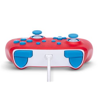 Manette filaire pour Nintendo Switch PowerA Woo-Hoo! Mario Rouge