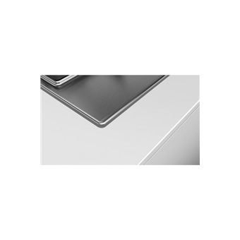 Bosch - table inox gaz 60cm 3 feux pgc6b5b90 - série 4 pgc6b5b90