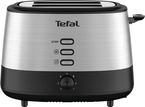 Tefal New Equinox Tt520D10 - Grille-Pain - 2 Tranche - 2 Emplacements - Acier Inoxydable