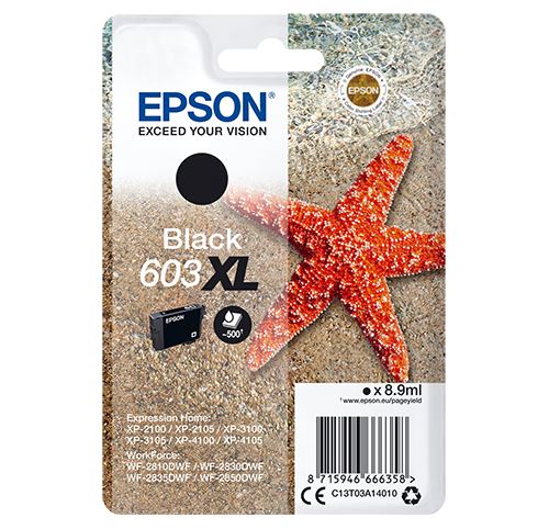 Cartouche d'encre Epson Etoile de mer noir XL