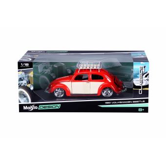 Volkswagen Coccinelle Export Sedan 1951 Rose – Maisto 1/18 – Sans Boîte