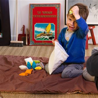 Oreiller Sensoriel à Boucles – Jouet Montessori – Motricité Fine, Couleurs, Fermetures – Cadeau éducatif Pour Enfant