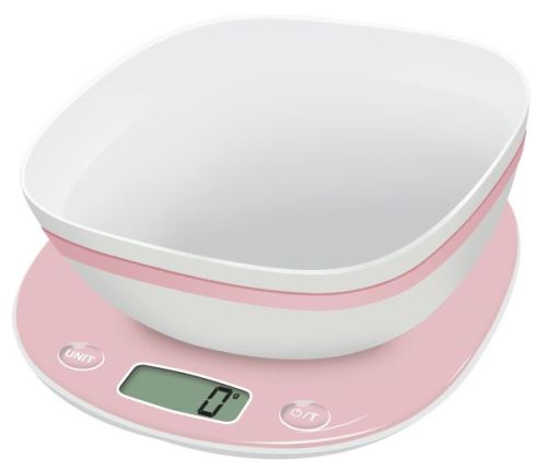 Balance de cuisine et bol Terraillon Macaron Rose