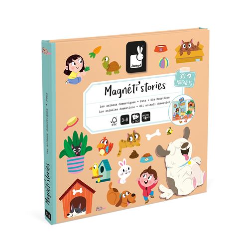 Jeu Éducatif Janod Magnéti'Stories Les Animaux Domestiques
