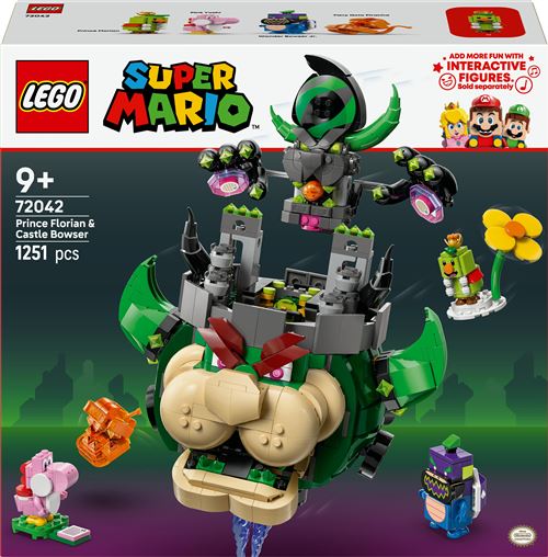 LEGO® Super Mario™ 72042 Prince Florian et château de Bowser