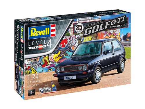 Revell 05694 35 Years VW Golf GTI Pirelli Automodell Bausatz 1:24