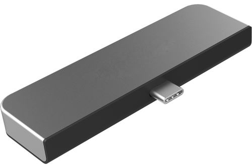 Hub USB-C On Earz Mobile Gear 5 en 1 pour iPad Pro vers HDMI4K, USB-C, SD, micro SD, Audio Space Grey