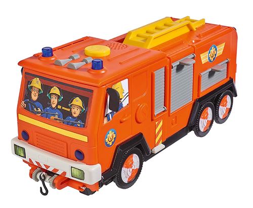SMOBY Camion interactif Jupiter + figurine - Sam le pompier pas cher 