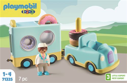 Playmobil 1.2.3 71325 Camion De Donuts