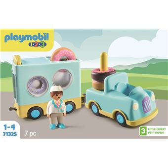 Playmobil 1.2.3 71325 Camion de donuts