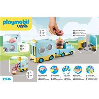 Playmobil 1.2.3 71325 Camion de donuts