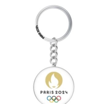 Porte-clés Paris 2024 JO Logo rond Couleur - 1