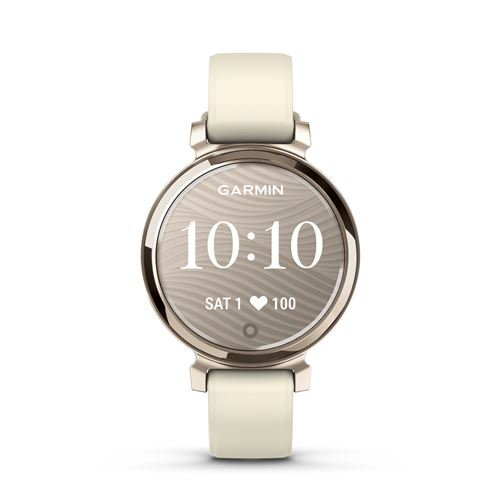 Montre connectée Garmin Lily® 2 Cream Gold avec bracelet silicone Blanc coco - Garmin