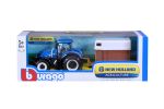 Tracteur Remorque Cheval Bburago Collection Ferme 1:32