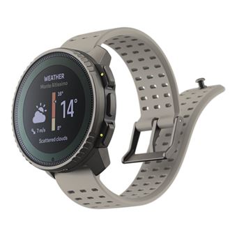 Montre connectée Suunto Vertical Titanium Solar Sand avec bracelet silicone Beige