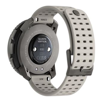 Montre connectée Suunto Vertical Titanium Solar Sand avec bracelet silicone Beige